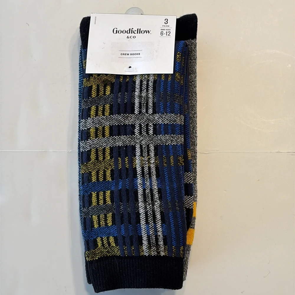 Goodfellow & Co. Men's 3 Pack Cozy Crew Socks